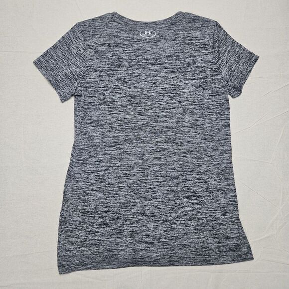 Under‎ Armour Heat Gear Active Wear T-Shirt Womens Small V-Neck Short Sleeve - Picture 2 of 9